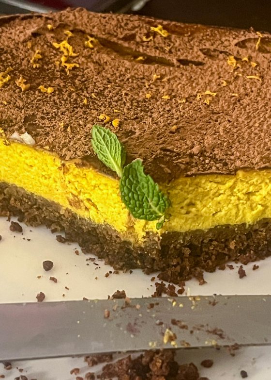 sernik, sernik z tofu, sernik piernikowy, wegański sernik